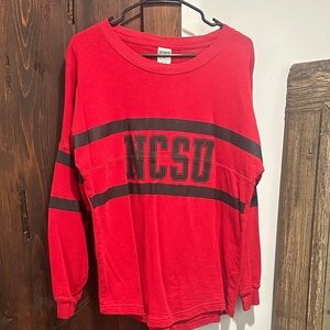 PINK Victoria's Secret Red Love Pink Sweatshirt